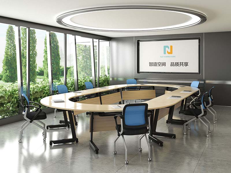 Nesting Folding Modular conference table FT-002C for 6/8/10/12/16/20Persons