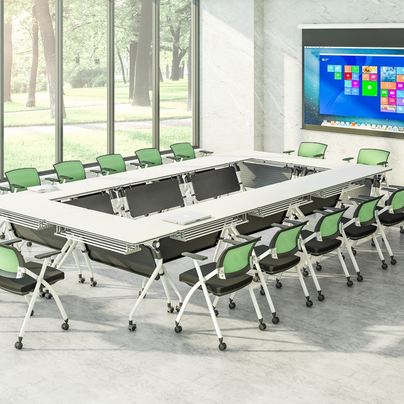 Modular conference room tables and folding conference room tables