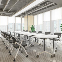 Particular Folding Modular conference table FT-031C for 6/8/10/12/16/20 Persons